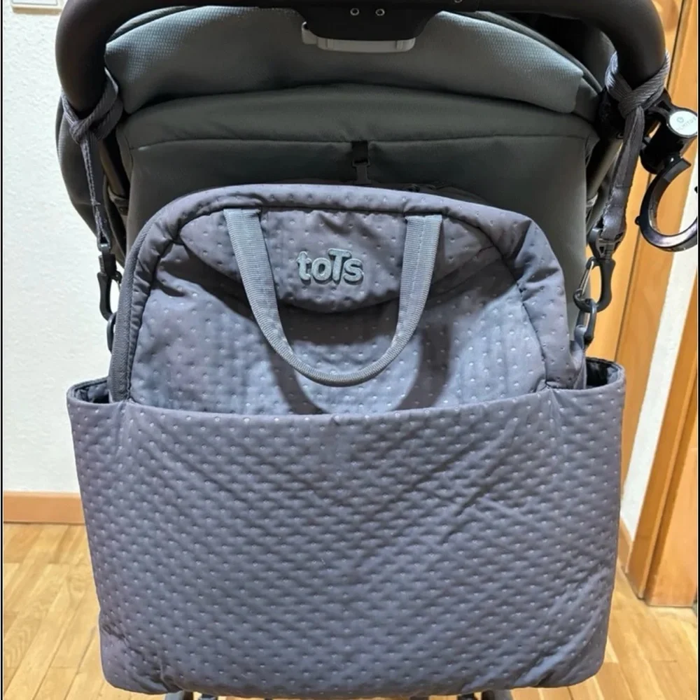 Navy Blue Diaper Bag Set backpack crossbody bag hand bag stroller bag 4 ways